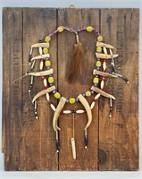 Native American Deer Antler Necklace
