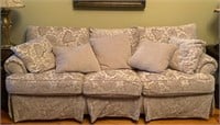 Elegant 8’ White Couch Beautiful Furniture Piece