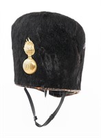 19th C. BRITISH ROYAL BENGAL FUR CAP