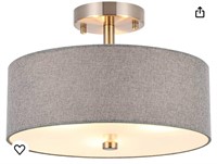 3-Light Semi Flush Mount Ceiling Light Fixture