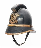 EARLY 20th C. PORTUGUESE SINTRA FIREFIGHTER HELMET
