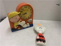 Snoopy Clock & Brush