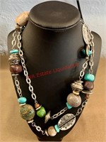 Long Statement Necklace (hallway)