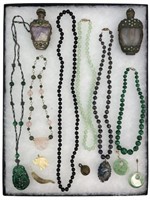Vintage Oriental/ Asian Jewelry- Jade, Amethyst