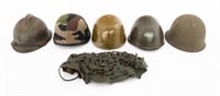 WWII - COLD WAR WORLD MILITARY COMBAT HELMETS