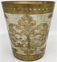 Italian Florentine Wastebasket