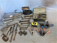 Miscellaneous Tool Lot Includes Wrenches,