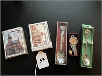 Collectible Spoons and Cards