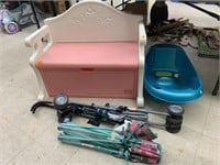Little Tikes Bench, Baby Tub, Stroller, Chair