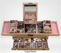 Vintage Jewelry Box full of Unsearched Treasures