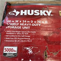 Husky 5-Shelf Heavy-Duty Storage Unit