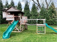 Wooden Play Set- Buyer To Move(MCloset)