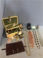 Jewelry Lot With Music Box (Non-Working),