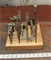 Assorted Woodworking Drill Bits with Holder