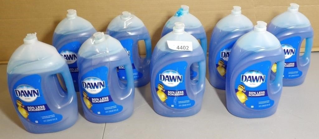 9 Bottles Of Dawn Ultra Dishwashing Liquid