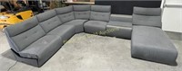 6 Piece Electric Reclining Sectional Couch