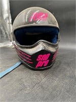 Sno Pro Black & Pink Helmet