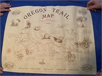 Oregon Trail Map, Commemorative Edition,
