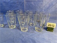 Ikea 365+ Glasses, 1 Dozen, 8 oz.