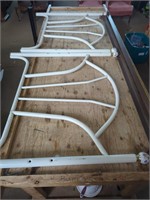Twin Size Bed Frame & Rails Measures 39" wide x