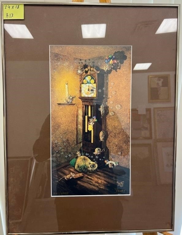 Fri.@12pm- Art Encounter Gallery Inv. Reduction Auction 4/19