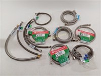 (10) 36", 20", 24" & 72" Faucet Connectors