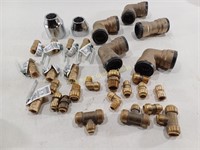 Brass Toned Pipe Fittings