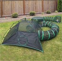 Outdoor Cat Play Tent and Tunnels -