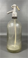 Vintage Glass Seltzer Bottle