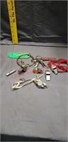 Small Lot Of Keys And Whistles
