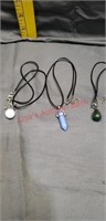 3 Handmade Necklaces. Gemstone