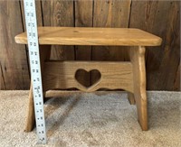 Small Handcrafted Wooden Bench/Stool