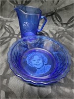 Antique Shirley Temple Glassware