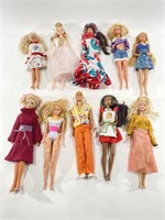 (10) VTG Barbie Dolls by Mattel