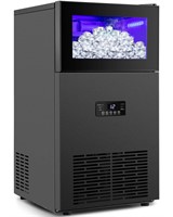 130LBS/24H Ice Maker, 35LBS Bin  15 Wide - Black