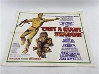 1966 Original Cast A Giant Shadow Poster