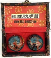 Pair Chinese Iron Health Balls