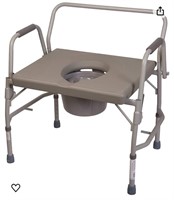 DMI extra wide heavy duty Bedside Commode