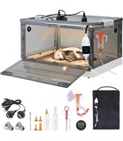 Puppy Incubator with Heating and Oxygenator