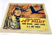 1957 Howard Hughes’ Jet Pilot Movie Poster