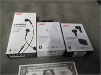 3 JVC Earbuds - Work