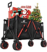 Red/Black Mellart Collapsible Wagon Cart