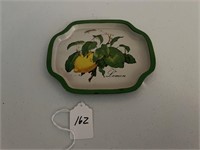 Vintage Lemon Tin Trinket Tray