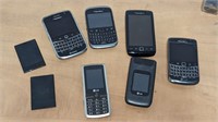 Lot of Various Cell Phone Blackberry +