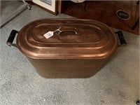 Copper Boiler Washtub with Lid