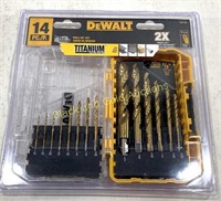 NEW DeWalt 14 Piece Drill Bit Set