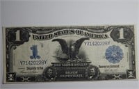 1899 $1 Silver Certificate Horse Blanket NICE