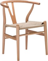 POLY & BARK Weave Chair, Single, Natural