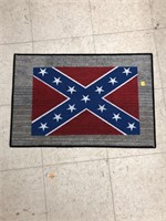 Confederate Flag Rug Approx 27x18