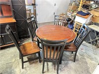 42 Inch Round Dining Table & 5 Chairs